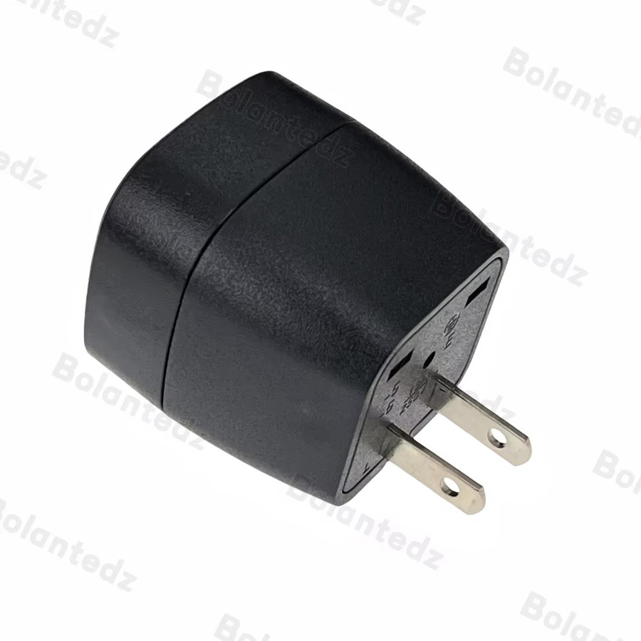 Bolantedz Reiseadapter Set 3-teilig Schwarz für EU, US, Japan und Kanada - Bild 3