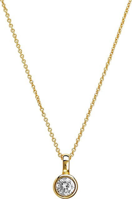 heine Anhänger mit Kette, 925 Silber, Zirkonia, Unisex - Bild 1