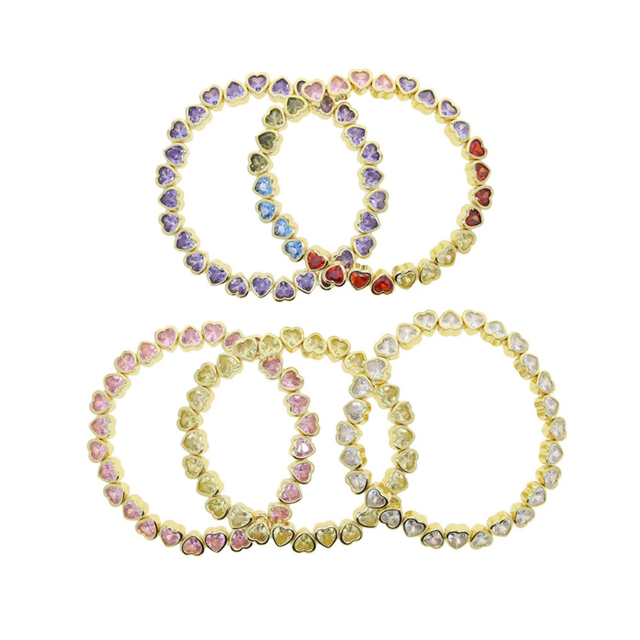 ATJMLADY Armband, Gold, Zirkonia, Damen - Bild 2