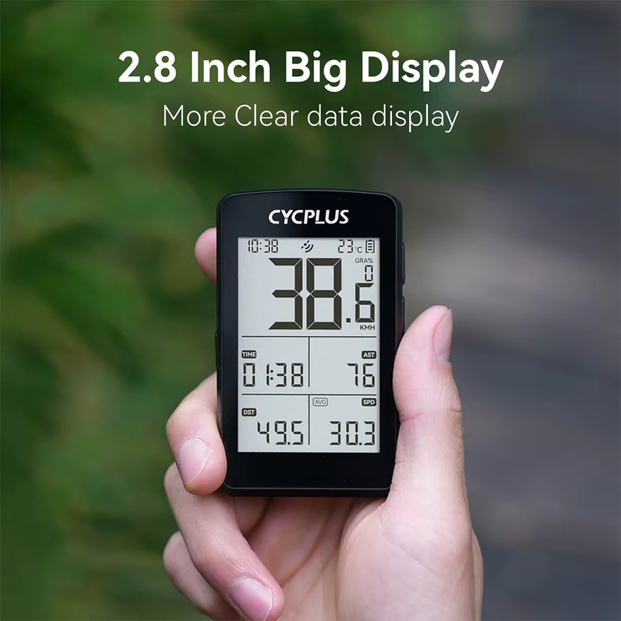 CYCPLUS M3 GPS Fahrradcomputer mit ANT+ und Bluetooth 5.0, wasserdichter Fahrrad-Tachometer in Schwarz - Bild 5