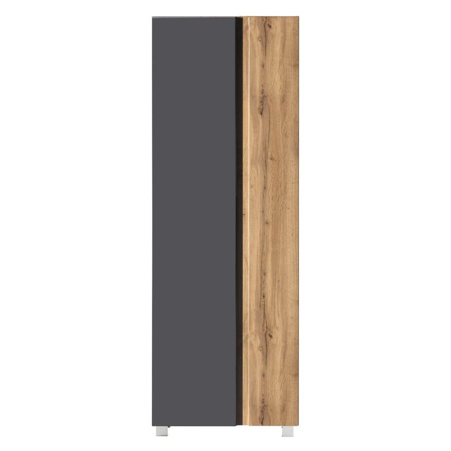 Held Möbel Seitenschrank Ancona in matt Grau-Wotaneiche, B/T/H: 65 x 35 x 180 cm - Bild 2