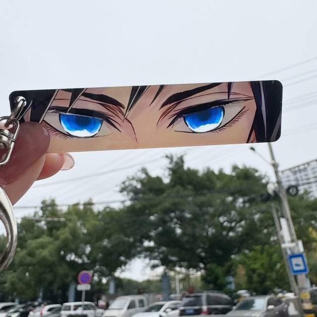 Schlüsselanhänger Rengoku Kyoujurou Kimetsu No Yaiba, gray, Unisex - Bild 1