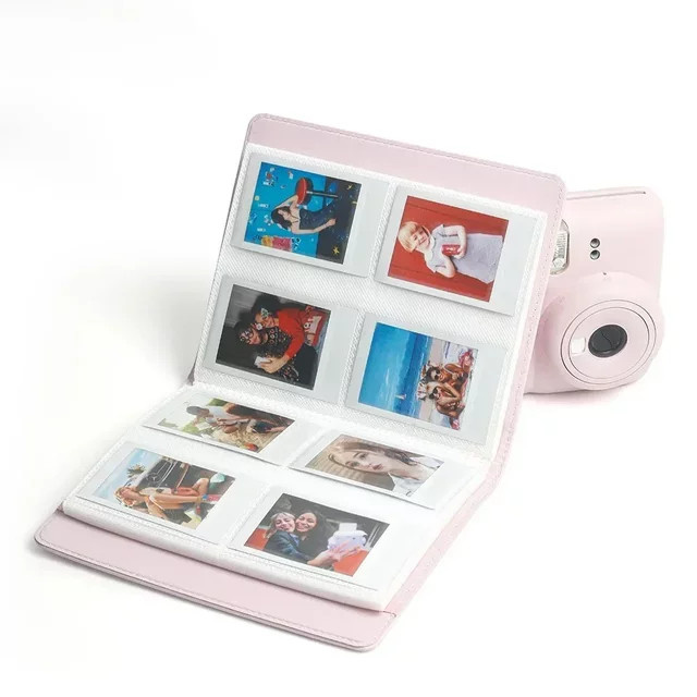 IGRARK Fotoalbum für Fujifilm Instax Mini 12, 11 und 9, 288 Taschen für 3-Zoll-Sofortbilder, Farbe: Pink - Bild 1