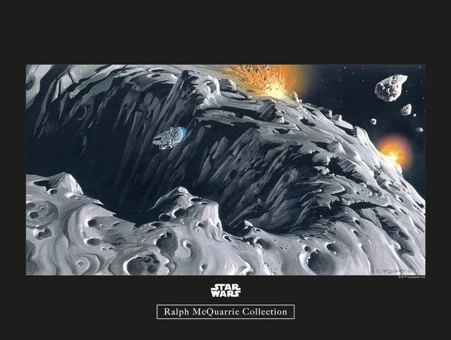 Komar Wandbild Star Wars Asteroid Paper Poster Multicolor B: 40 cm, H: 30 cm - Bild 1