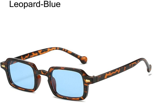 Dote Sonnenbrille, quadratisch, Vollrand, Kunststoff, blau, weiß, multicolor - Bild 1