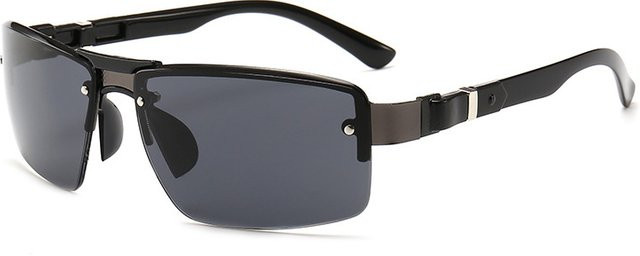RMM Sonnenbrille Rechteck, Metall, Schwarz, Unisex - Bild 1