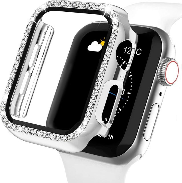 TINUORA Bumper Cover für Apple Watch, Strasssteine, Damen - Bild 1