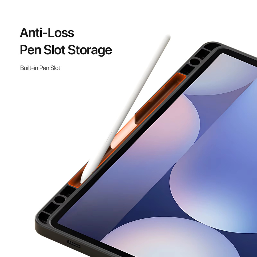 DUX DUCIS Tablet Hülle für Samsung Galaxy Tab S11 Ultra S10 Lite S9 Plus mit S-Pen Halterung und Auto Wake Sleep Funktion in Schwarz - Bild 3