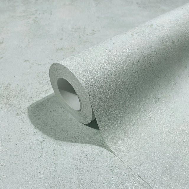 Marburg Vliestapete in leicht glänzender Betonoptik Uni Grau FSC - Bild 1
