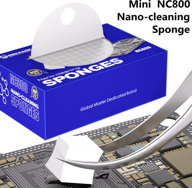 Mechanic NC800 Nano Reinigungsschwamm mit 800 Stück für LCD Bildschirme, Handys, PCB Motherboards und Glas-Kamera zur staubfreien Reinigung ohne Rückstände - Bild 1