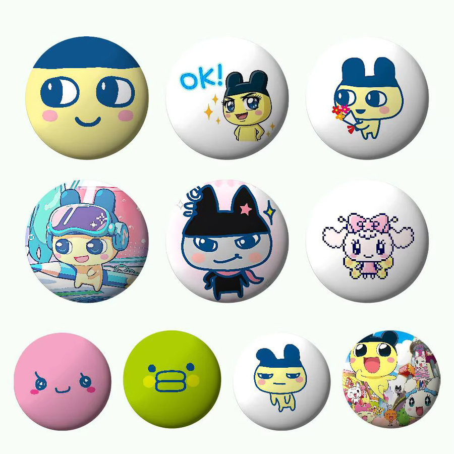 52TOYS Brosche T-Tamagotchi M-Mametchi, Weißblech, Metall - Bild 2