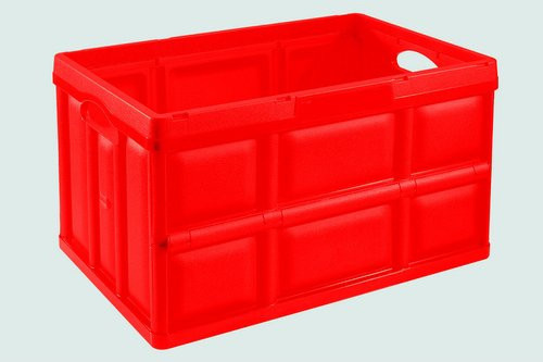 Hagebau Klappbox aus Kunststoff, Rot, Volumen: 32 l, B/H/L: 35,2 x 23,5 x 47,5 cm - Bild 1