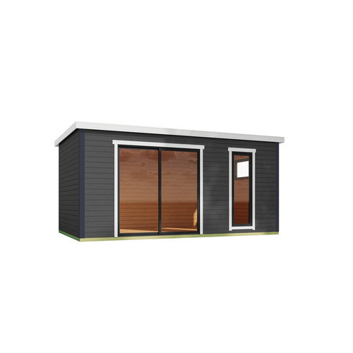 Lasita Maja Gartenhaus Austin in Carbongrau B/H/T: 525,2 x 239,4 x 315,2 cm - Bild 3