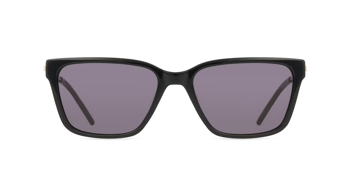 DKNY DK713S Sonnenbrille Butterfly, Vollrand, Acetat, Unisex, schwarz - Bild 1
