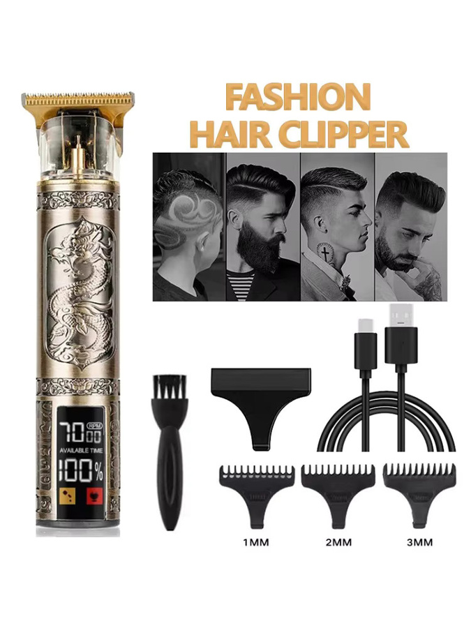 XMSJ Trimmer, Gold, Herren, für Haare und Gesicht - Bild 6