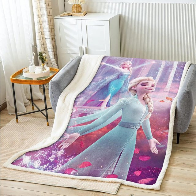 Mfoever Anime Plüschdecke aus Mikrofaser und Flanell für Kinder und Erwachsene, Mehrfarbig, B x H: 101,6 x 127,0 cm - Bild 1