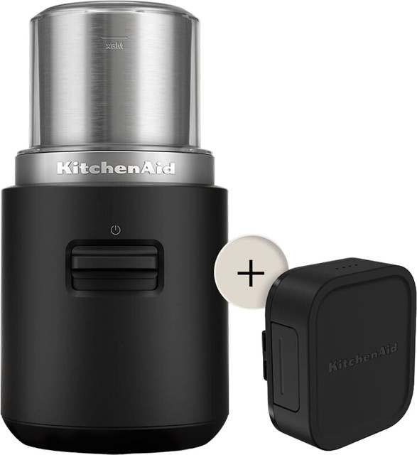 KitchenAid Go Cordless Kaffeemühle mit Akku, Schwarz - Bild 1