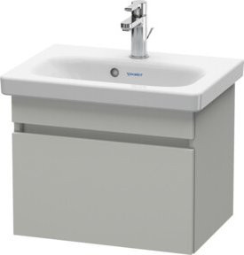 Duravit Waschtischunterschrank Com DuraStyle, Farbe: Betongrau matt, 1 Auszug, B: 50 cm, T: 36,8 cm, H: 39,8 cm - Bild 1