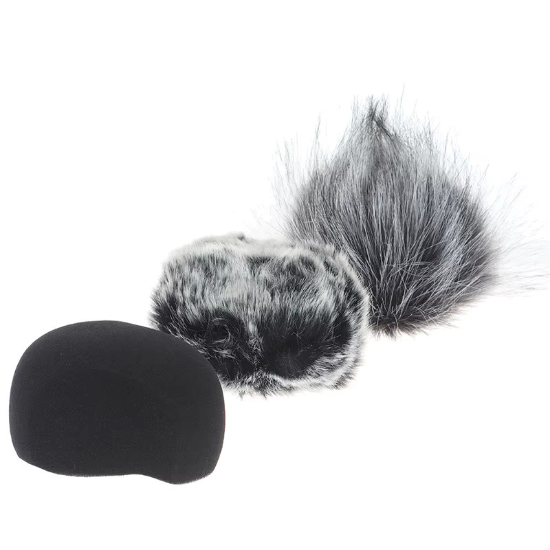 Zoom Schaum Mic Wind Abdeckung Pelziger Windschutz für H5 und H6 Recorder Mikrofone - Bild 2