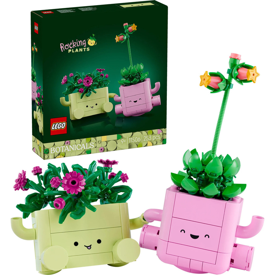 LEGO Botanicals 11506 Schaukelnde Pflanzen Dekoration in Lila und Mehrfarbig aus Kunststoff - Bild 2