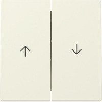 Gira Doppelwippe mit Pfeilsymbol in Weiß - Bild 1
