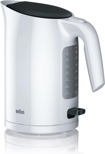 Braun WK 3000 WH PurEase Wasserkocher weiß mit Abschaltautomatik - Bild 1