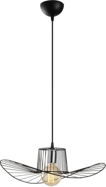 Opviq Pendelleuchte Tel in Schwarz aus Metall mit E27 Fassung, Höhe: 110 cm, Breite: 49 cm, Tiefe: 49 cm - Bild 1