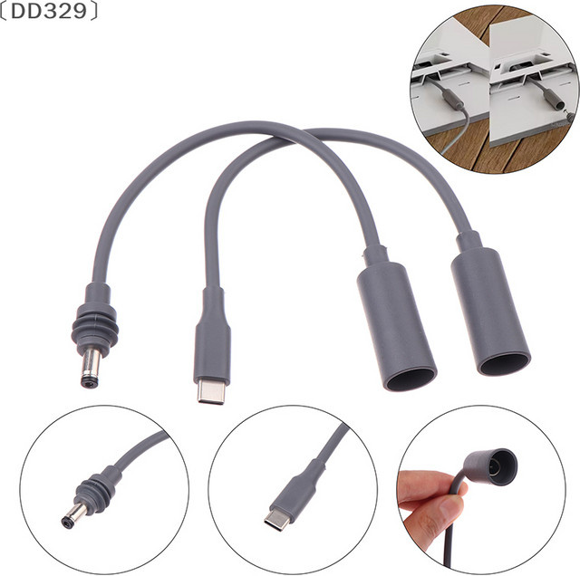 itariaDD329 soi Für Starlink Mini Typ-C DC Verlängerungskabel Buchse auf Stecker Wasserdichter Stromkonverter-Adapter - Bild 1