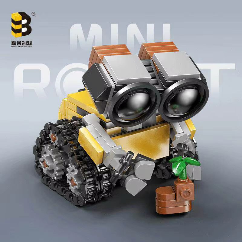 Hot Toys Mini-Roboter-Bausatz, Weltraum, 217-teiliges Set, ab 6 Jahren - Bild 5