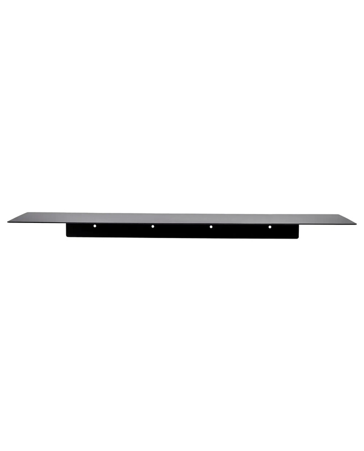 House Doctor Wandregal Revi in Schwarz aus Metall, minimalistisches Design, matt - Bild 1