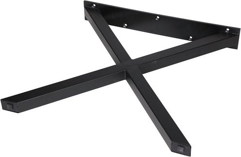 dieda Tischuntergestell X-Form in Schwarz, B/H/T: 70,0 x 71,0 x 10,0 cm - Bild 1