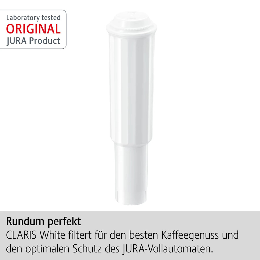 JURA CLARIS White Filterpatrone gegen Kalkablagerungen in Weiß - Bild 2