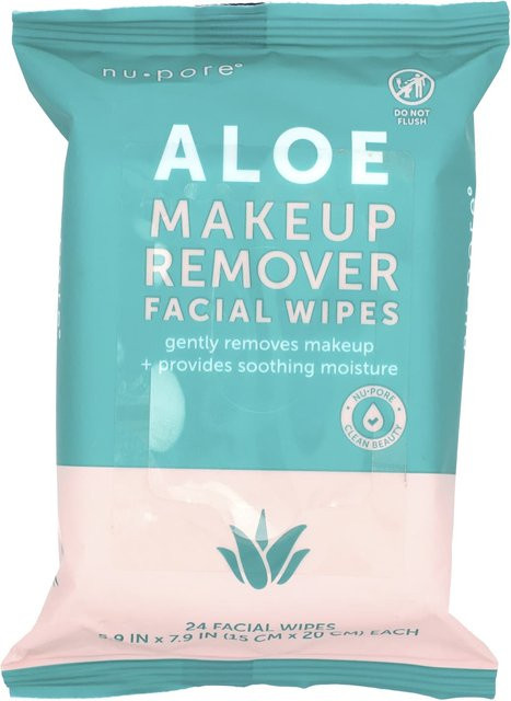 Nu-Pore Aloe Make-up-Entferner mit Aloe Vera, 24 Tücher - Bild 1