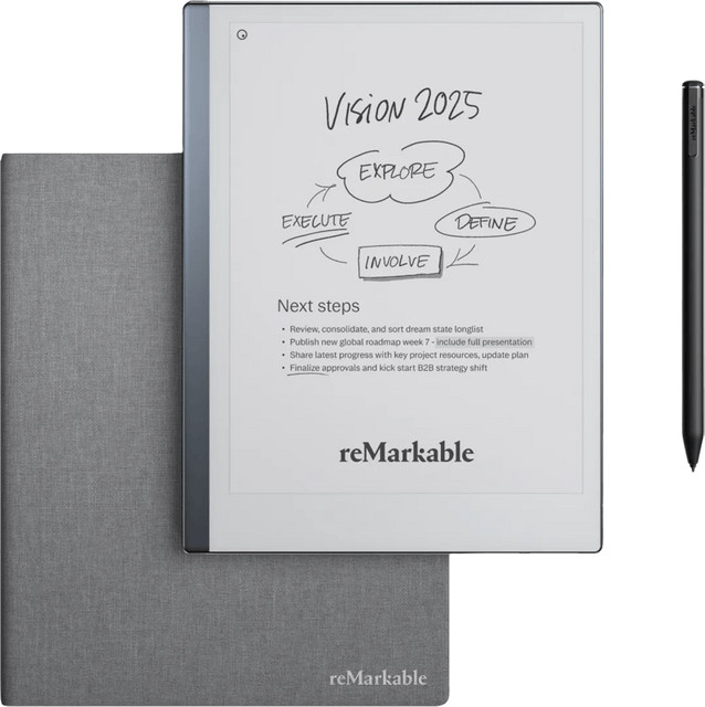 reMarkable 2 Tablet mit Book Case in Grau - Bild 1