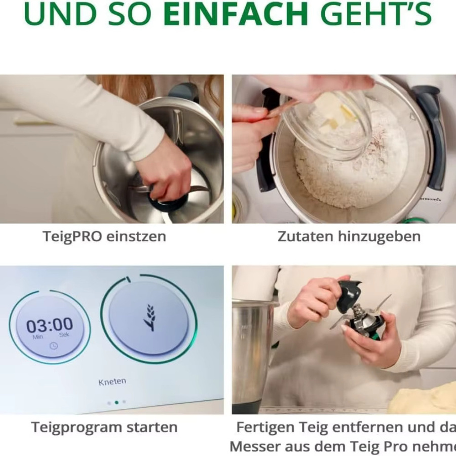 Vorwerk Teigvermeidung Schutzhülle für Thermomix TM5 und TM6 in Grau - Bild 4