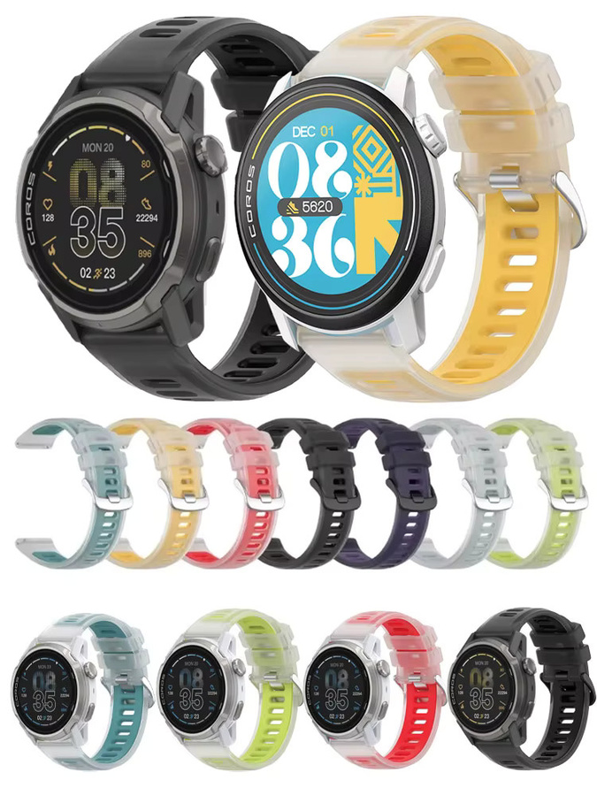 Uhrenarmband COROS, Silikon, halbtransparent, Unisex - Bild 4