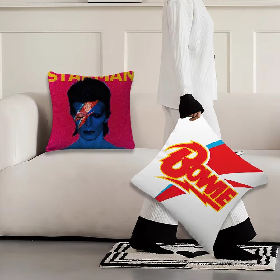 Sänger S-David B-Bowie Kissenbezug für Sofa und Dekoration - Bild 4