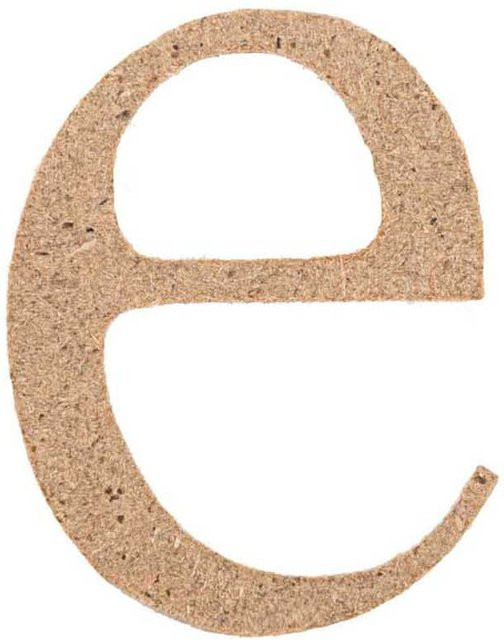 Rico Design Kleinbuchstabe E aus MDF Holz - Bild 1