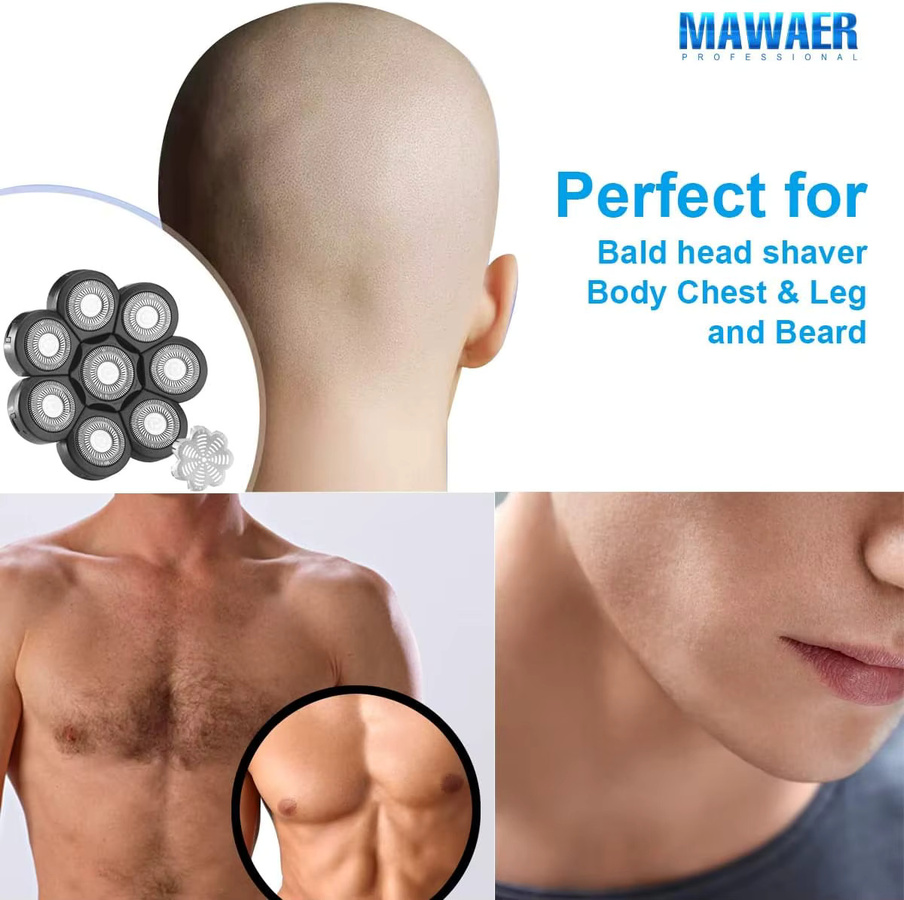 CRONIER PROFESSIONAL Ersatz-Rasierkopf, Schwarz, für Gesicht - Bild 4