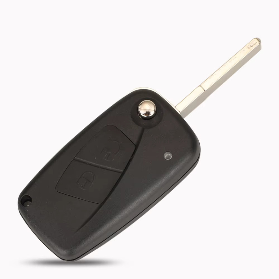 Jingyuqin Funkschlüssel mit 2 oder 3 Tasten für Fiat Bravo Linea Stilo Punto Ducato Ypsilon Daily sowie Peugeot Boxer und Citroen Jumper, 433 MHz, ID48 - Bild 2