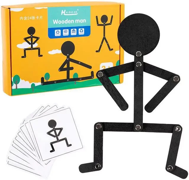 Small Foot Material-DIY-Puzzle-Spielzeugbretter, Lernspielzeug, Holz, ab 3 Jahre - Bild 1