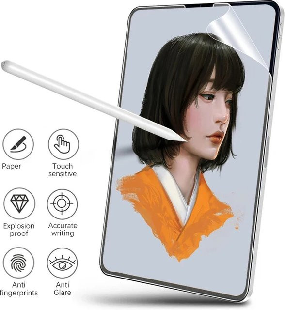 Transparentes Papier Display Schutzfolie für Apple iPad Pro, Air, Mini und iPad Generationen - Bild 1