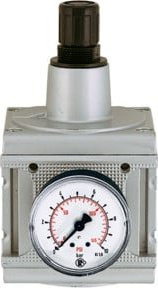 Riegler Druckregler multifix mit Manometer BG 5 G 1 in Silber, 0,5 - 16 bar - Bild 1