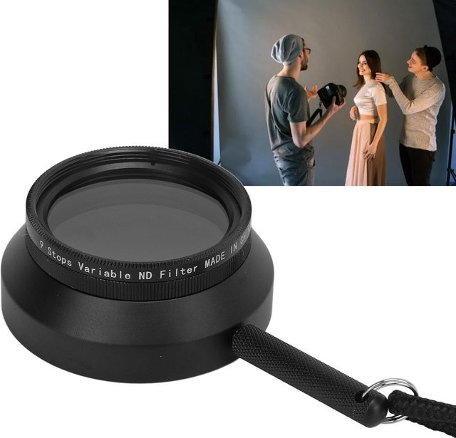 YOUTHINK Betrachtungsfilter aus optischem Glas mit 9 Gängen in Schwarz für Kino, Beleuchtung und Kamera-Zubehör - Bild 1
