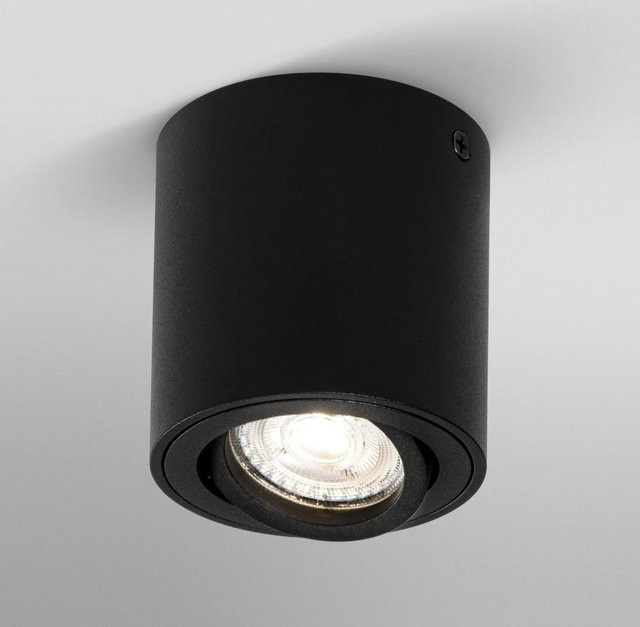 LEDVANCE Spot Aufbauleuchte rund Schwarz Metall GU10 Ø 8 cm - Bild 2