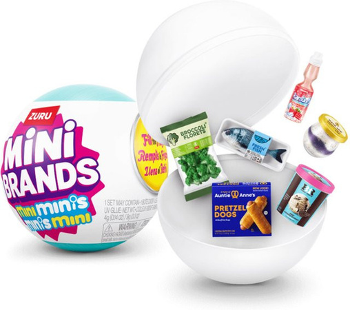 Bandai Überraschung Ball Mini Kühlschrank Lebensmittel, Mini Figur, ab 8 Jahren