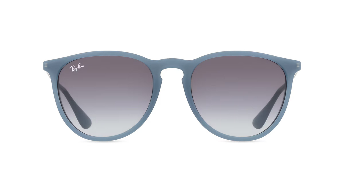 Ray-Ban RB 4171 ERIKA Sonnenbrille Panto, Vollrand, Kunststoff, blau, grau, Damen - Bild 1