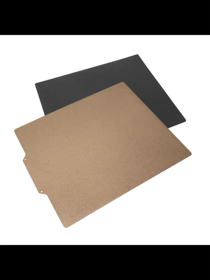 Magnetische Federstahl-Bauplatte mit doppelseitiger PEI-Pulverbeschichtung für CR 6 SE, Multicolor, B/T: 25,5 x 24,5 cm - Bild 4