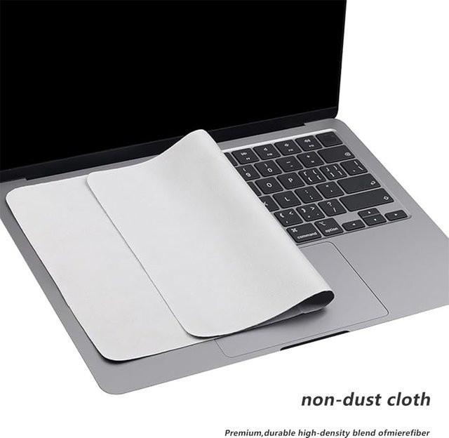 Apple Mikrofaser-Tastaturschutz für MacBook Pro 15-16 Zoll und MacBook Air 15 Zoll, ultradünnes Staubschutz-Tuch, wasserdicht - Bild 1