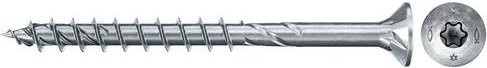 Fischer PowerFast II Spanplattenschrauben mit Senkkopf und Torx-Antrieb, blau passiviert, Teilgewinde - Bild 1